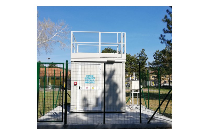 Completato l’allestimento della nuova stazione di monitoraggio della qualità dell’aria di Monfalcone.