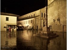 foto d'archivio. acqua alta a grado (go), novembre...