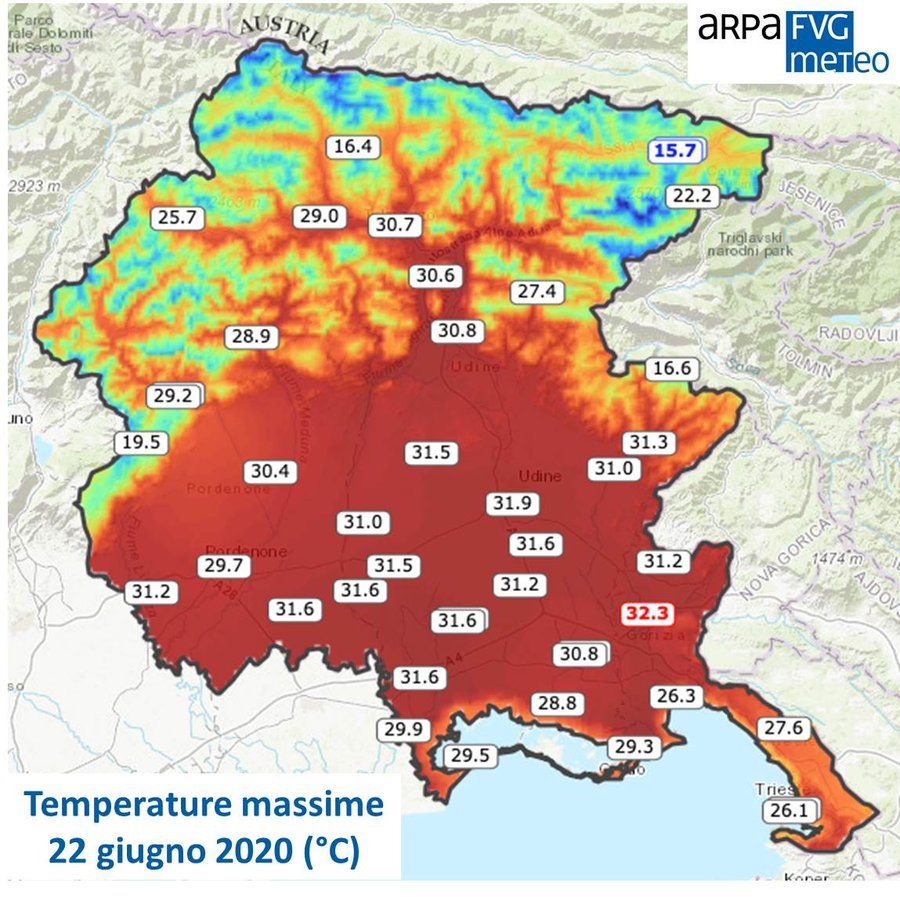 immagine contenuta nella pagina: è arrivata l’estate: superati i 30 °c in diverse località del fv...