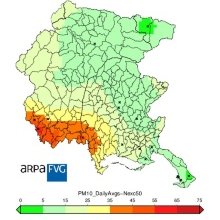 2020 - numero di giorni con superamento della conc...