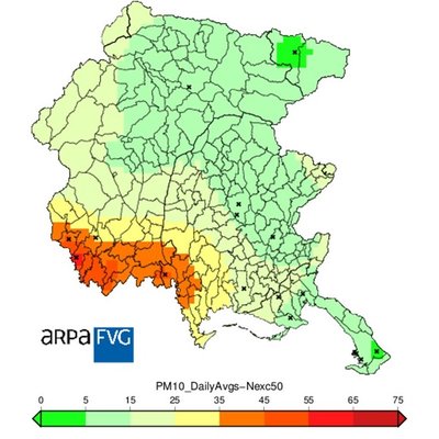 immagine contenuta nella pagina: arpa, nel 2020 più polveri ma meno ozono