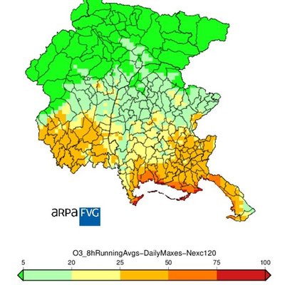 immagine contenuta nella pagina: arpa, nel 2020 più polveri ma meno ozono