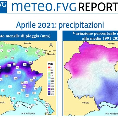 immagine contenuta nella pagina: pubblicato il report mensile meteo.fvg di aprile 2021: un mese f...
