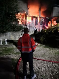 Misure Arpa FVG presso incendio