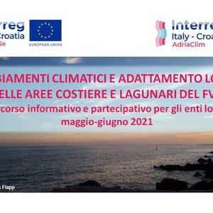 immagine anteprima per la notizia: #adriaclim: cambiamenti climatici e adattamento locale nelle aree costiere e lagunari del fvg: il programma del percorso per gli enti locali