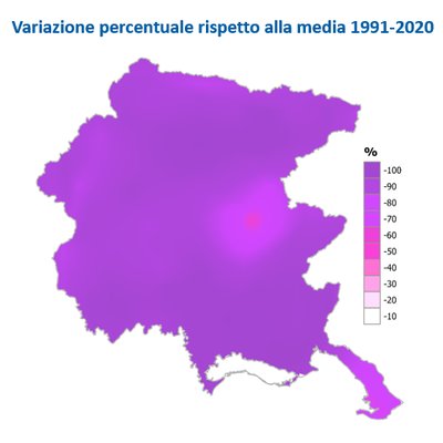 precipitazioni di febbraio 2023 in fvg: variazione...