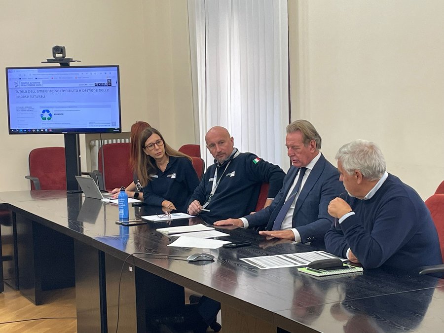 conferenza stampa di presentazione delle nuove pag...