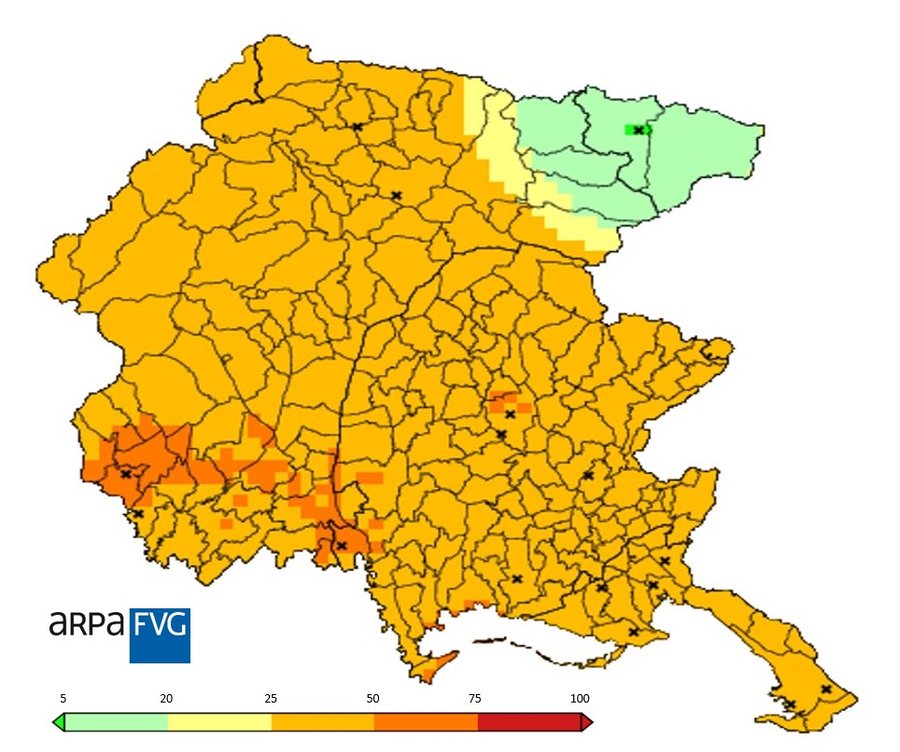 numero di superamenti giornalieri della soglia di ...
