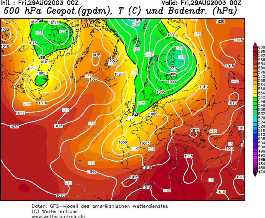 figura 3 - mappa di analisi meteorologica sinottic...