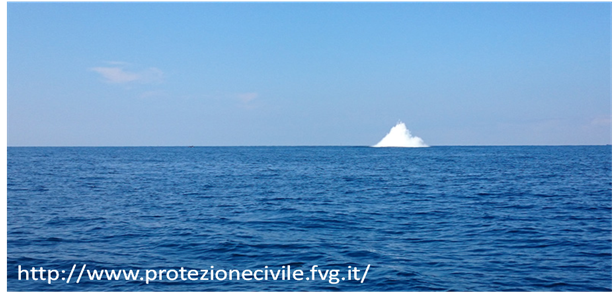 esplosione di un ordigno bellico