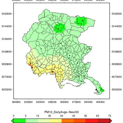 immagine contenuta nella pagina: più ozono e meno polveri nel 2021