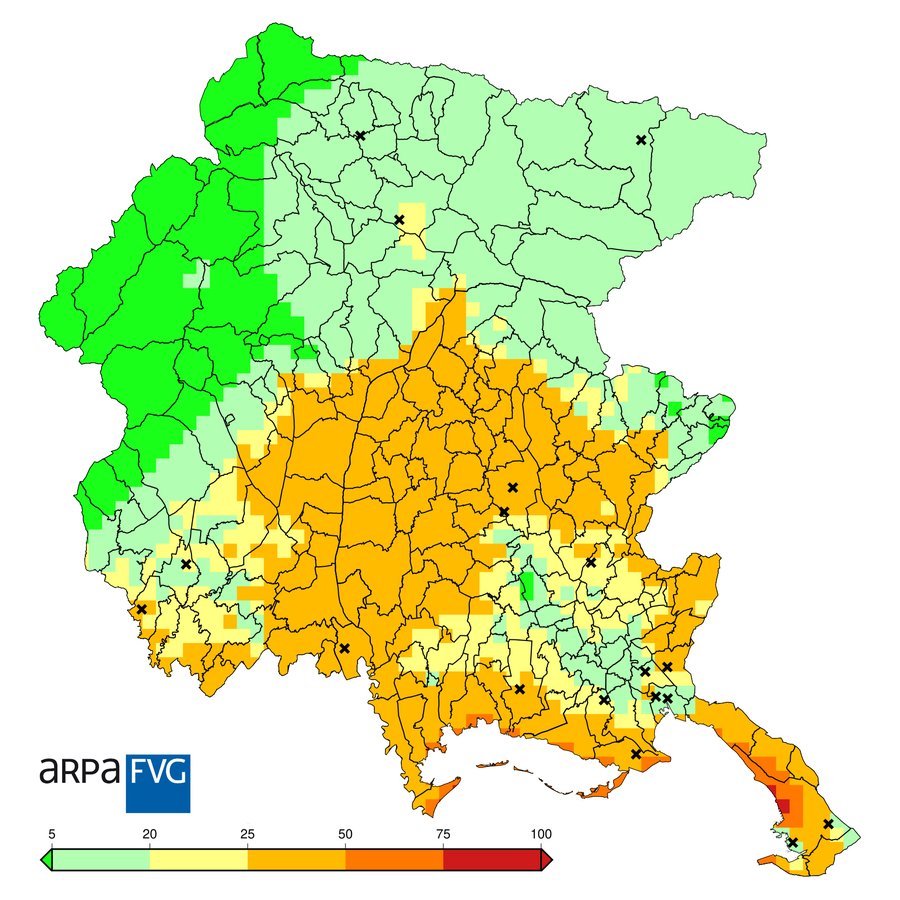 fig. 2 - numero di superamenti giornalieri della s...