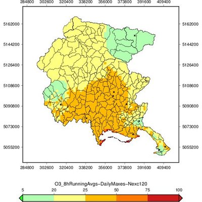 immagine contenuta nella pagina: più ozono e meno polveri nel 2021