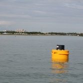Esempio di sonda multiparametrica posizionata nelle acque lagunari di Marano e Grado