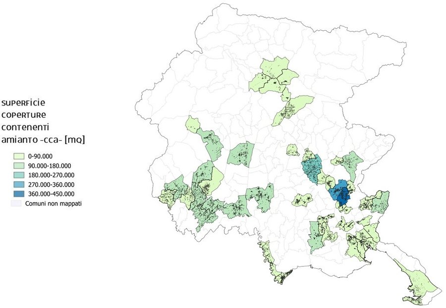superfici delle coperture rilevate nei comuni mapp...