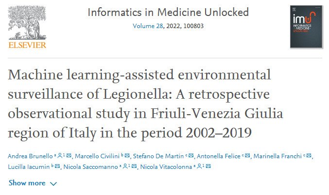 immagine contenuta nella pagina: sorveglianza della legionella: il laboratorio di arpa fvg pubbli...