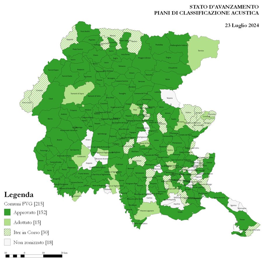 immagine contenuta nella pagina: stato di avanzamento dei piani di classificazione acustica in fv...
