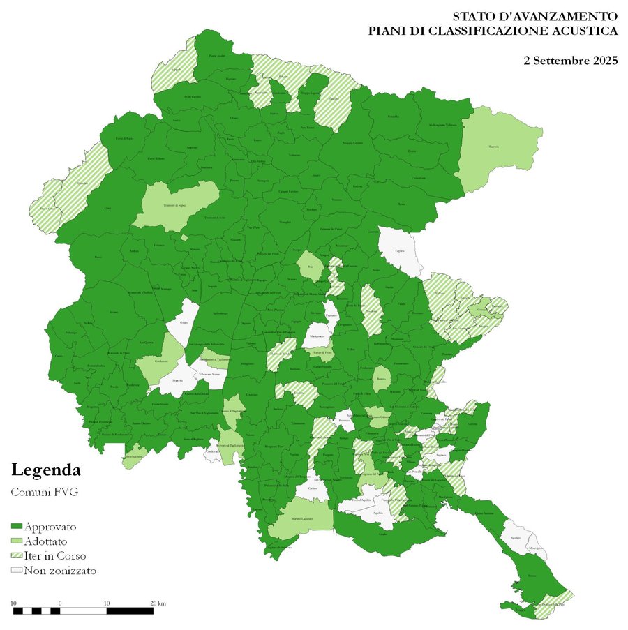 immagine contenuta nella pagina: stato di avanzamento dei piani di classificazione acustica in fv...