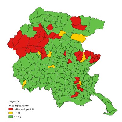 immagine contenuta nella pagina: i rifiuti urbani in friuli venezia giulia - anno 2022