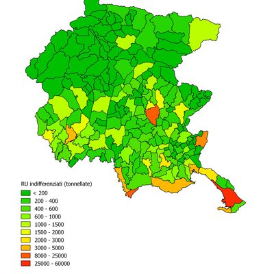 rifiuti urbani indifferenziati