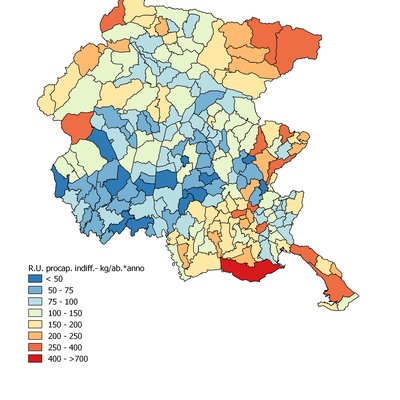 immagine contenuta nella pagina: i rifiuti urbani in friuli venezia giulia - anno 2023