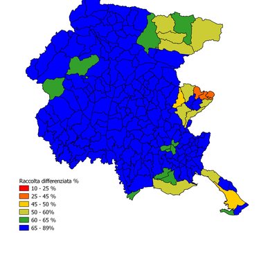 Immagine-link alla sezione "Percentuale di Raccolta Differenziata"