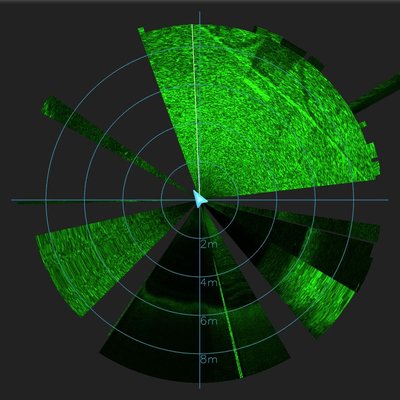 immagine prodotta tramite sonar
