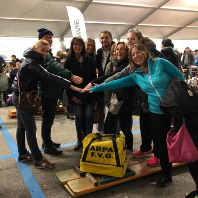 immagine contenuta nella pagina: anche arpa fvg corre per la ricerca alla staffetta telethon