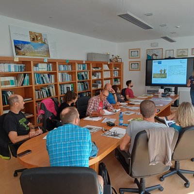 evento di formazione con le guide del parco natura...