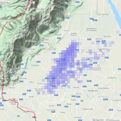 immagine contenuta nella pagina: sistema previsionale delfi per le ricadute degli incendi