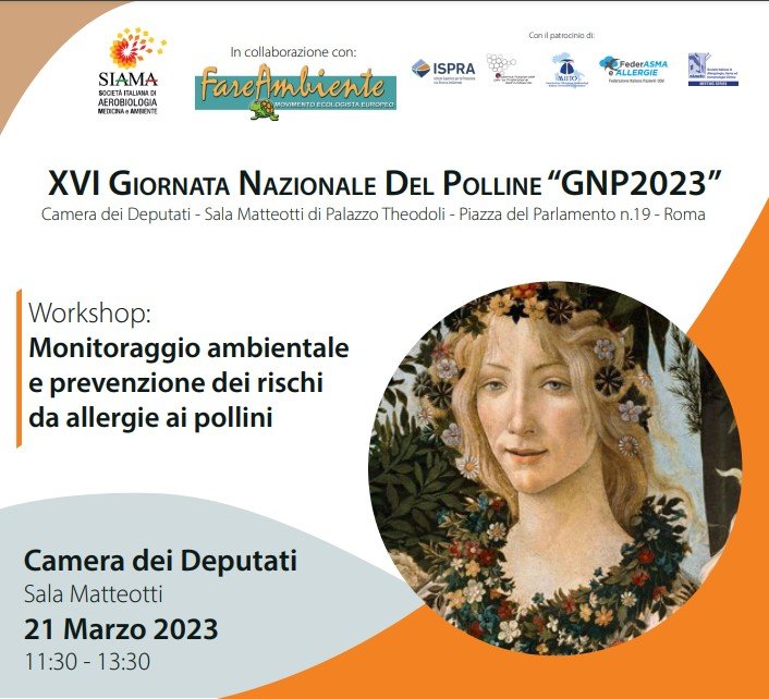 immagine anteprima per la notizia: anche arpa fvg a roma per la giornata nazionale del polline