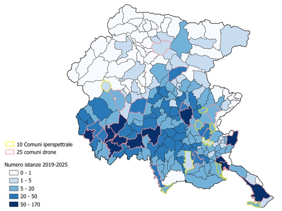 numero di istanze di contributo per comune (2019-2...