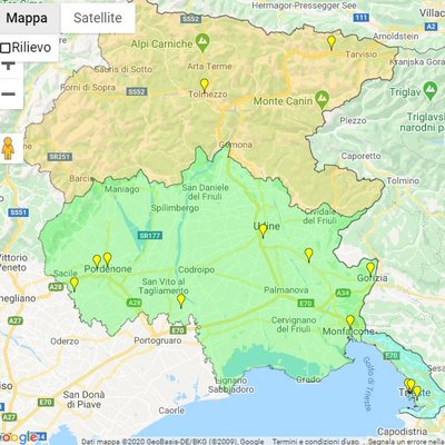 immagine contenuta nella pagina: polveri in diminuzione su tutto il friuli venezia giulia