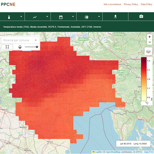 immagine anteprima per la notizia: il clima del futuro: online la piattaforma per il nord-est