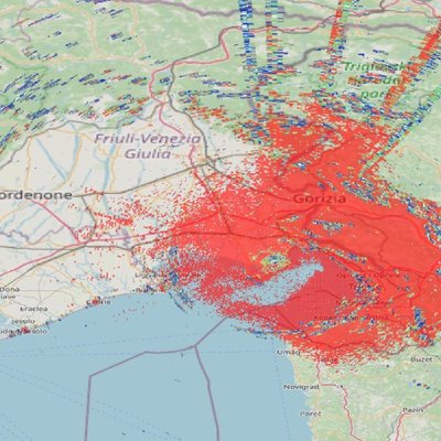 figura 2. mappa del dominio radar con dettaglio de...