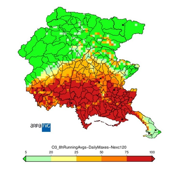 fig. 2 - numero di superamenti giornalieri della s...