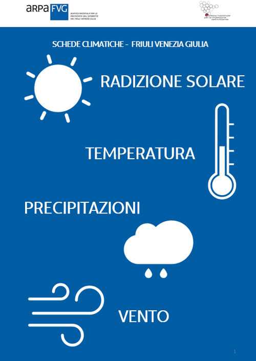 Schede climatiche territoriali del FVG aggiornate