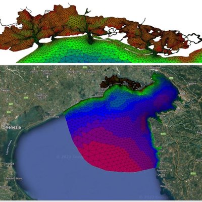 fig: shyfem - griglia di calcolo con focus sulla l...