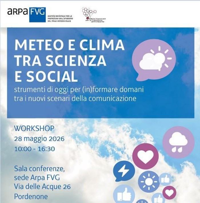 Immagine contenuta nella pagina: Meteo e clima tra scienza e social – Modulo di iscrizione